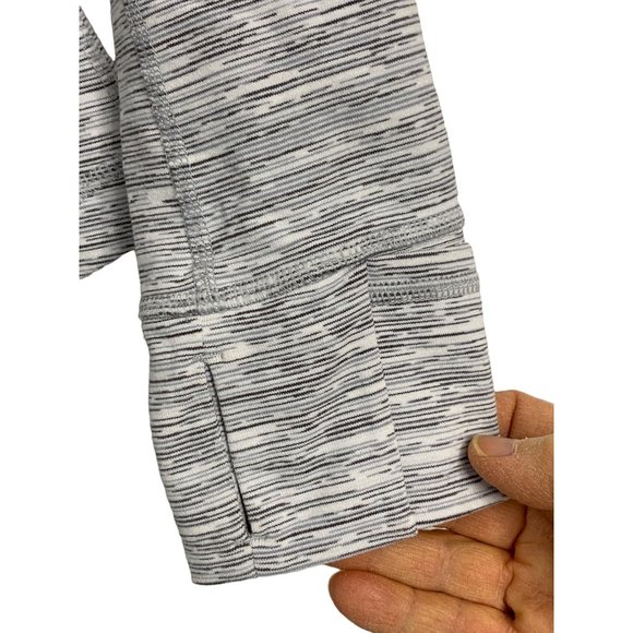 Lululemon Define Jacket Size 4 S EUC 6493 Full Zip Athletic Space Grey White - Picture 10 of 12